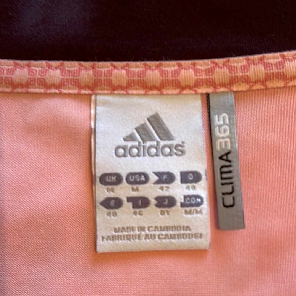 ADIDAS NWOT CLIMA 365 PINK ZIPUP JACKET AND MATCHING TEE SET SIZE MEDIUM - Picture 14 of 14